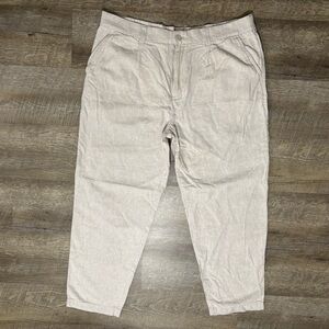 Men's Porter & Ash Linen Blend Pants Men’s 36 (36x28) Tan